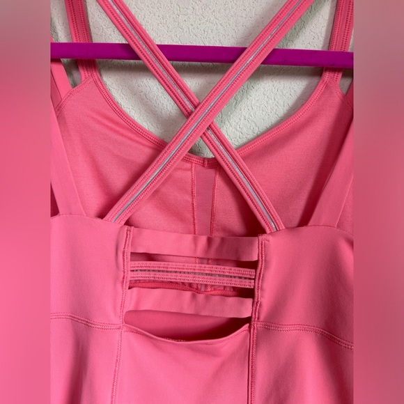 Lululemon Happy Strappy Athletic Tank Top in Pink Lemonade 12 L XL - Picture 7 of 12
